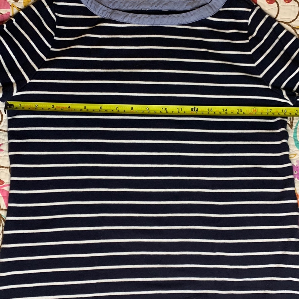3/4 sleeve nautical shirt.